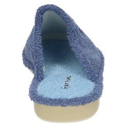 Zapatilla de Rizo Garzon Celeste para Mujer modelo P460.130