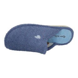 Zapatilla de Rizo Garzon Celeste para Mujer modelo P460.130