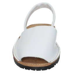 Menorquinas de Piel Made In Spain Blancos para Mujer modelo 969