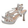 Sandalia Brillos Tulipano Silver para Mujer modelo Ad3-L3580-01