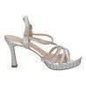 Sandalia Brillos Tulipano Silver para Mujer modelo Ad3-L3580-01