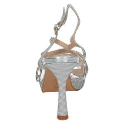 Sandalia Brillos Tulipano Silver para Mujer modelo Ad3-L3580-01