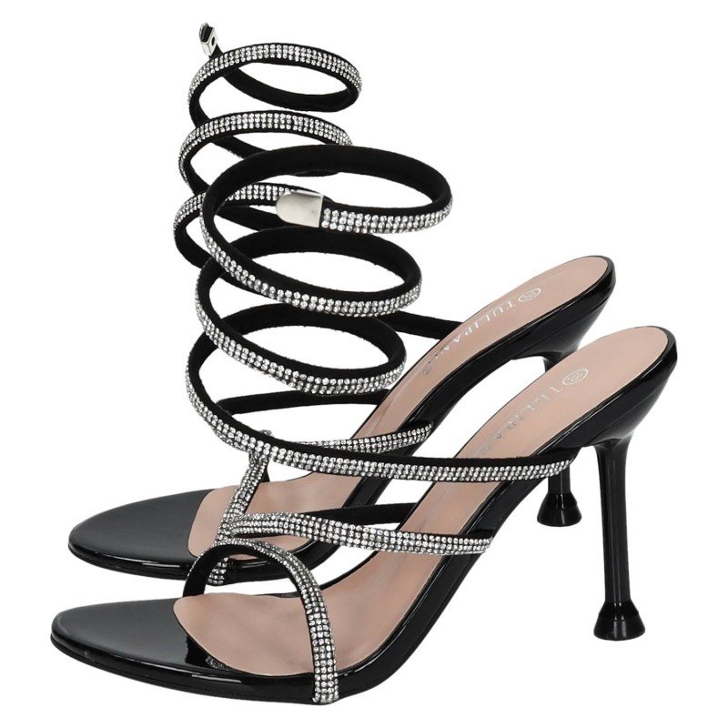 Sandalia Espriral Tulipano Negros para Mujer modelo V5A-L5009-1