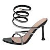 Sandalia Espriral Tulipano Negros para Mujer modelo V5A-L5009-1
