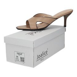 100-485 Sandalia Tacón color KAKI