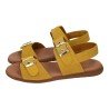 Sandalias de Piel Sandali Ocre para Mujer modelo M870-H5035