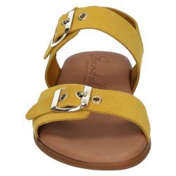 Sandalias de Piel Sandali Ocre para Mujer modelo M870-H5035