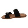 Sandalia de Piel Sandali Negros para Mujer modelo M870-H5035