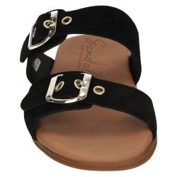 Sandalia de Piel Sandali Negros para Mujer modelo M870-H5035