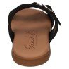 Sandalia de Piel Sandali Negros para Mujer modelo M870-H5035