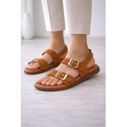 Sandalia de Piel Sandali Cuero para Mujer modelo M870-H5035