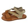 Sandalia de Piel Sandali Camel para Mujer modelo M1867-H5037