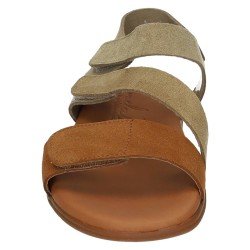 Sandalia de Piel Sandali Camel para Mujer modelo M1867-H5037