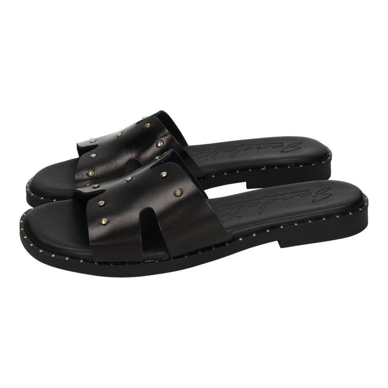Pala de Piel Sandali Negros para Mujer modelo M861-H5031