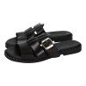 Sandalias de Piel Sandali Negros para Mujer modelo M864-H5032