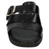Sandalias de Piel Sandali Negros para Mujer modelo M864-H5032