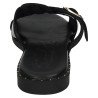 Sandalias de Piel Sandali Negros para Mujer modelo M864-H5032