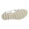 Sandalias de Piel Sandali Blanco-Oro para Mujer modelo M869-H5035
