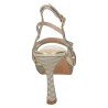 Sandalia de Tacón Tulipano Oro para Mujer modelo Ad3-L3580-01