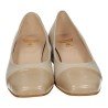 Zapato de Piel Casual Beige para Mujer modelo 14083