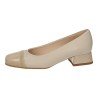 Zapato de Piel Casual Beige para Mujer modelo 14083