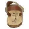 Menorquinas de Piel Sandali Arena para Mujer modelo M969