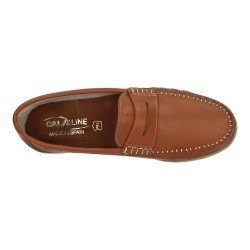 Mocasines de Piel Calzaline Cuero para Hombre modelo 118-N