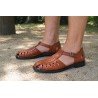 Sandalias de Piel Made In Spain Camello para Hombre modelo 59