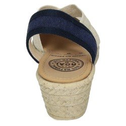 Esparteña de Cuña Roal Bio Anatómico Marino para Mujer modelo 18003
