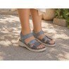 Sandalias Ajustable Mysoft Jeans para Mujer modelo 26M043