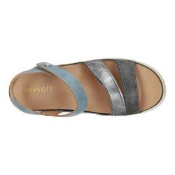 Sandalias Ajustable Mysoft Jeans para Mujer modelo 26M043