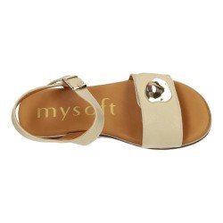 Sandalias Cuña Mysoft Arena para Mujer modelo 26M190