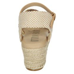 Alpargatas Cuña Mysoft Platino para Mujer modelo 25M133