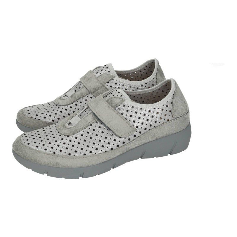 Deportiva Calada Cuque Plata para Mujer modelo 296