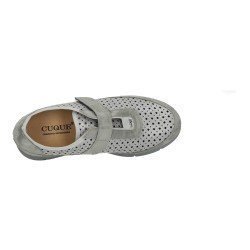 Deportiva Calada Cuque Plata para Mujer modelo 296