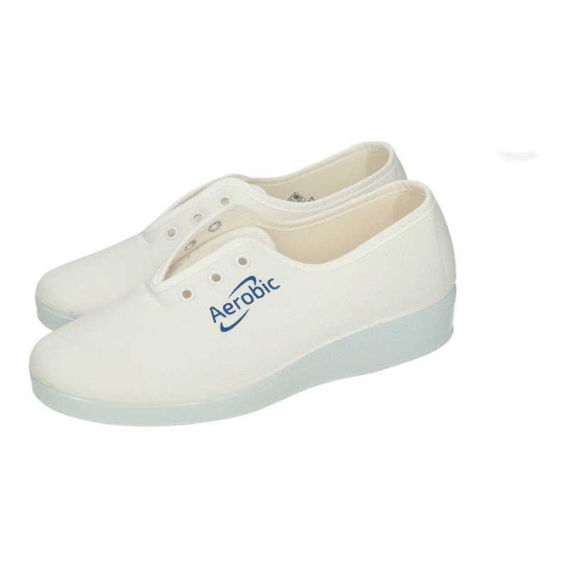 Zapatilla Cordón Chapines Blancos para Señora modelo 363