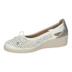 Manoletinas con Cuña Mysoft Plata para Mujer modelo 26M208