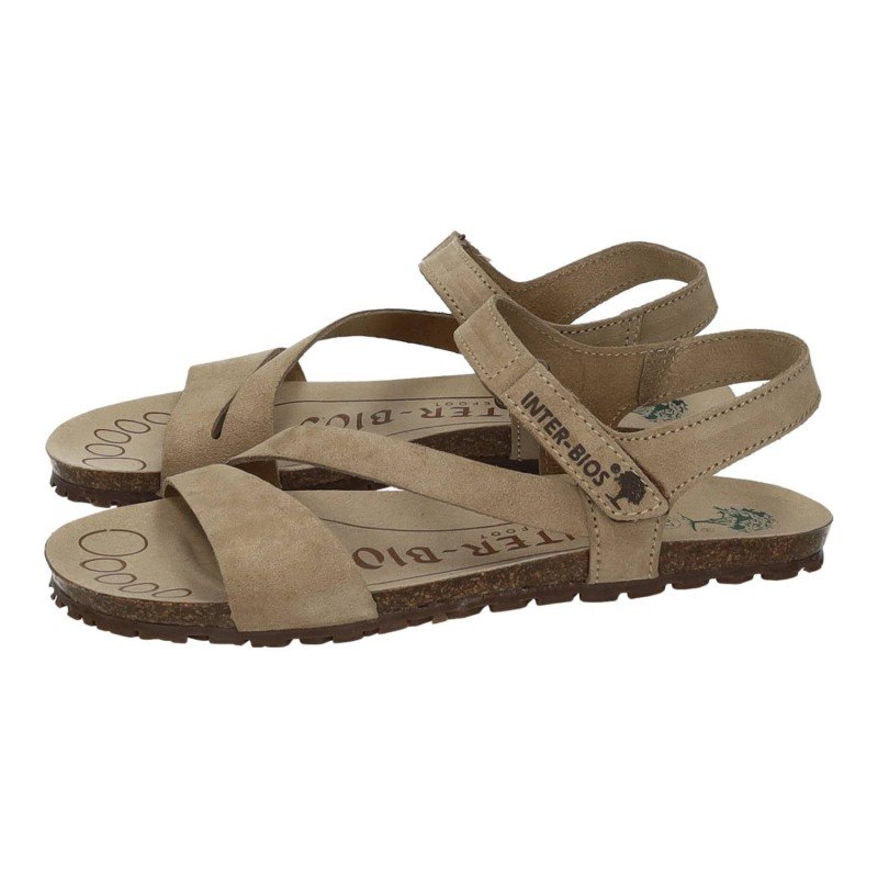Sandalia Barefoot Inter-Bios Beige para Mujer modelo 1001