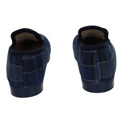 Cuadros Paño Cerrada Chapines Azules para Hombre modelo 91-Z