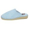 Chinelas Toalla Rizo Gema Garcia Celeste para Mujer modelo 409