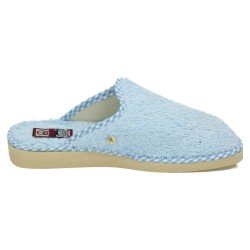 Chinelas Toalla Rizo Gema Garcia Celeste para Mujer modelo 409