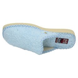 Chinelas Toalla Rizo Gema Garcia Celeste para Mujer modelo 409